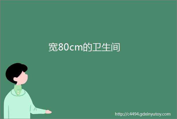 宽80cm的卫生间